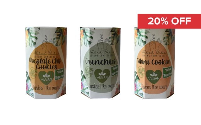 20% Off Naked Bakes Range Cover Image